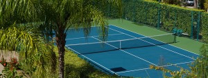 Tennis Court in St Lucia