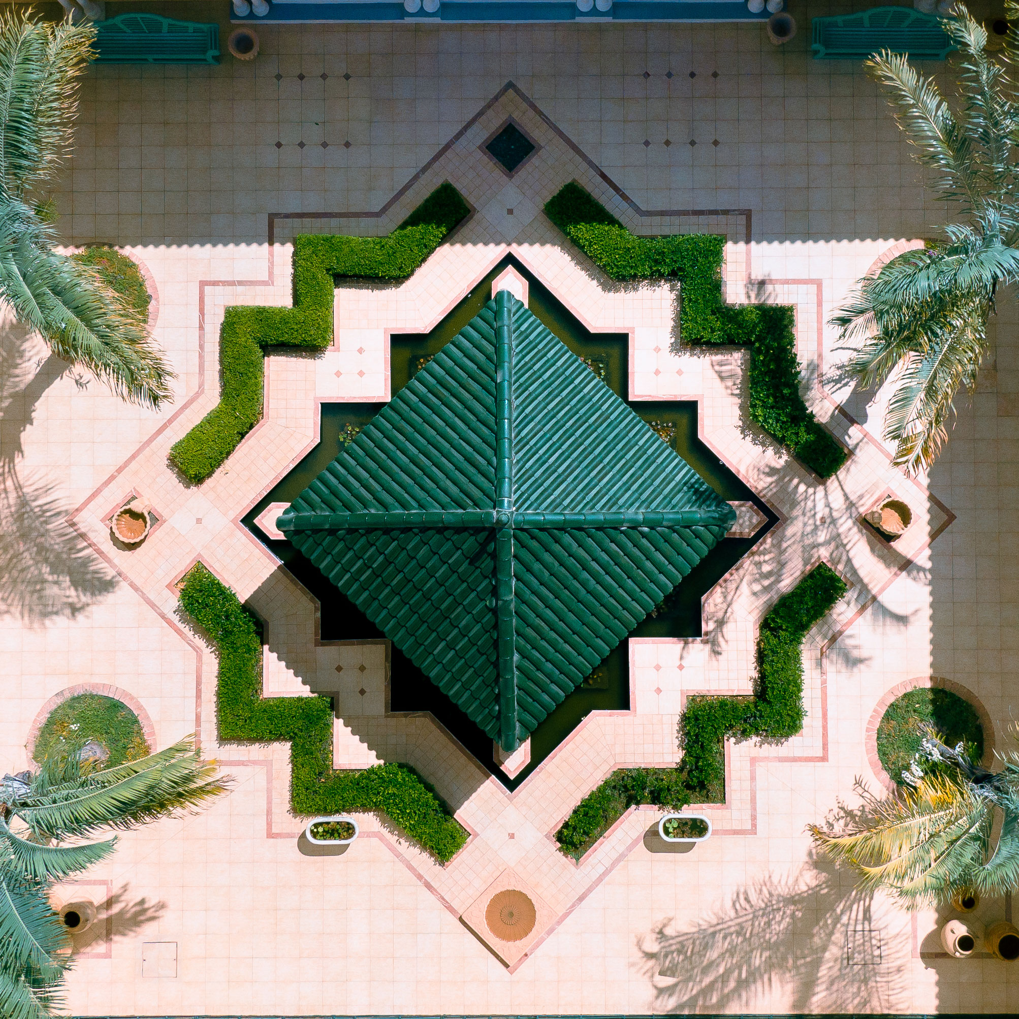 Overhead shot of the Wellness Centre at BodyHoliday St Lucia